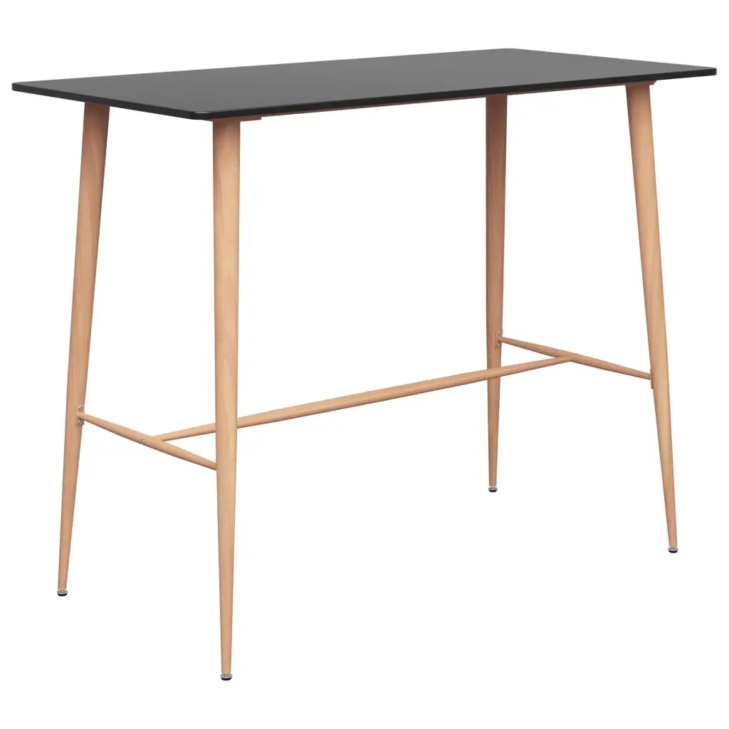 Bar Table Black 120x60x105 cm 248146 - Furniture