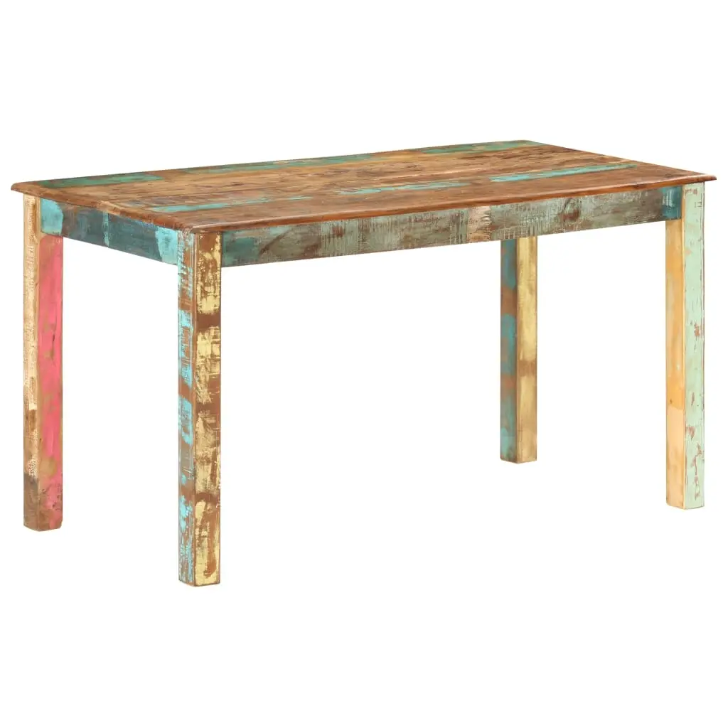 Dining Table Solid Reclaimed Wood 140x70x76 cm 285930 - Furniture