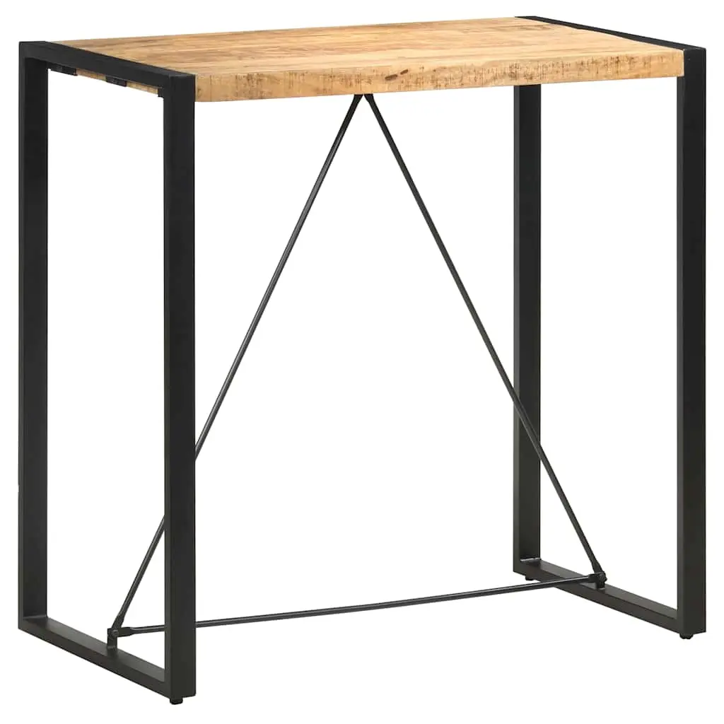 Bar Table 110x60x110 cm Solid Mango Wood 285954 - Furniture