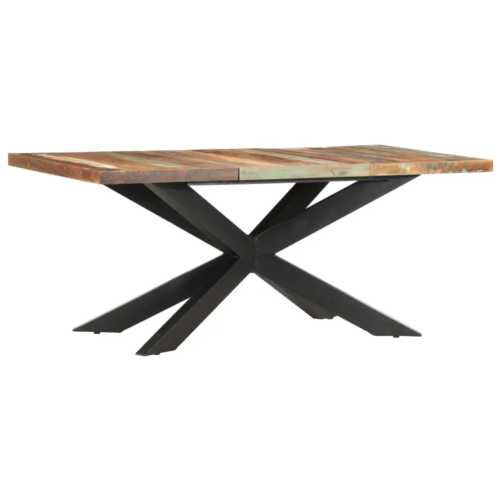 Dining Table 180x90x76 cm Solid Reclaimed Wood 285966 - Furniture