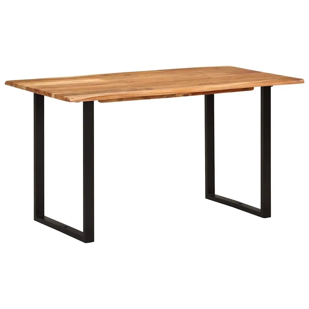Dining Table 140x70x76 cm Solid Acacia Wood 286474 - Furniture