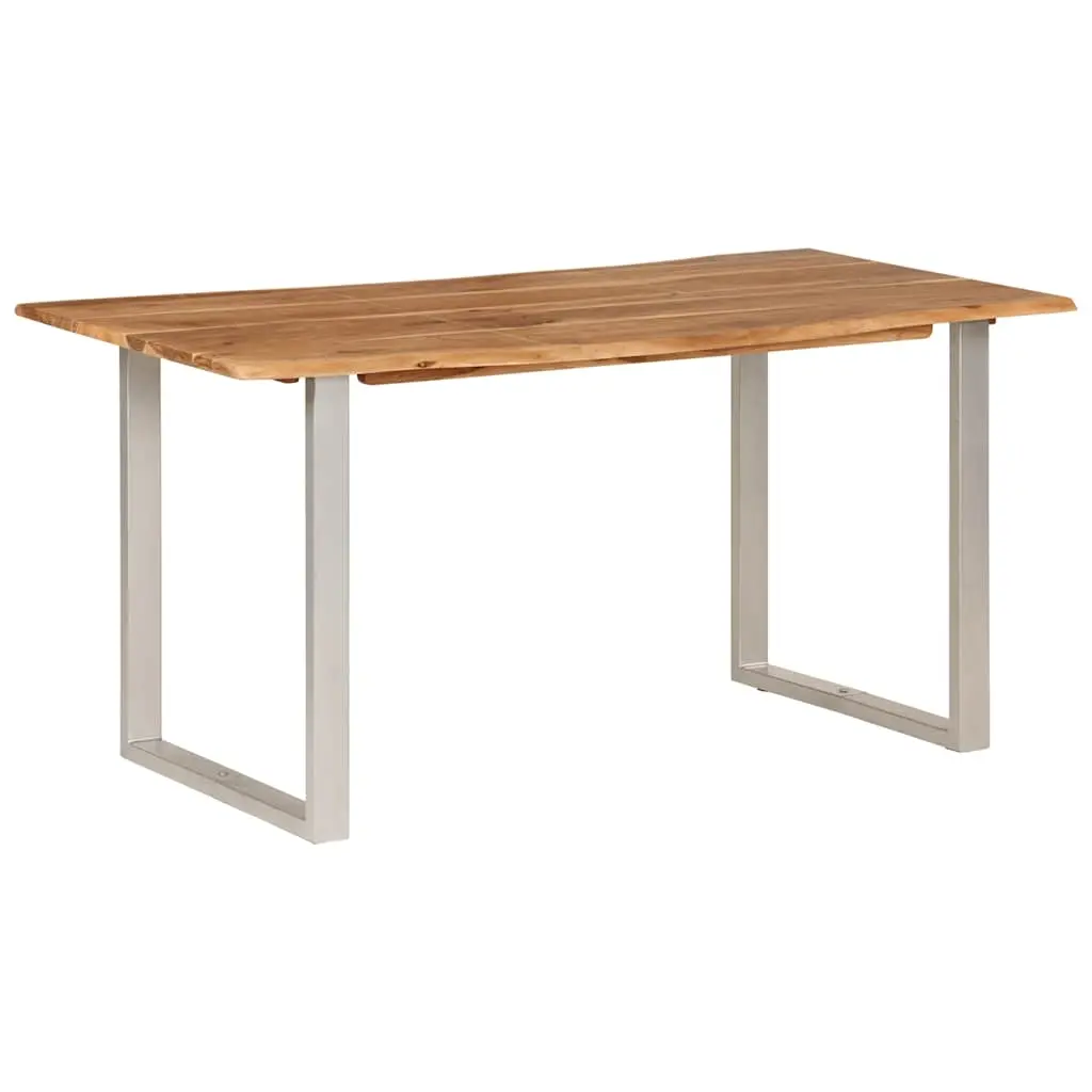 Dining Table 154x80x76 cm Solid Acacia Wood 286477 - Furniture