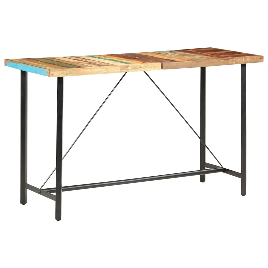 Bar Table 180x70x107 cm Solid Reclaimed Wood 286595 - Furniture