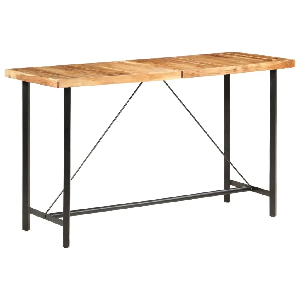 Bar Table 180x70x107 cm Solid Acacia Wood 286596 - Furniture