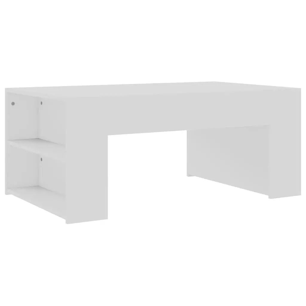Coffee Table White 100x60x42 cm Engineered Wood 802111 - Furniture