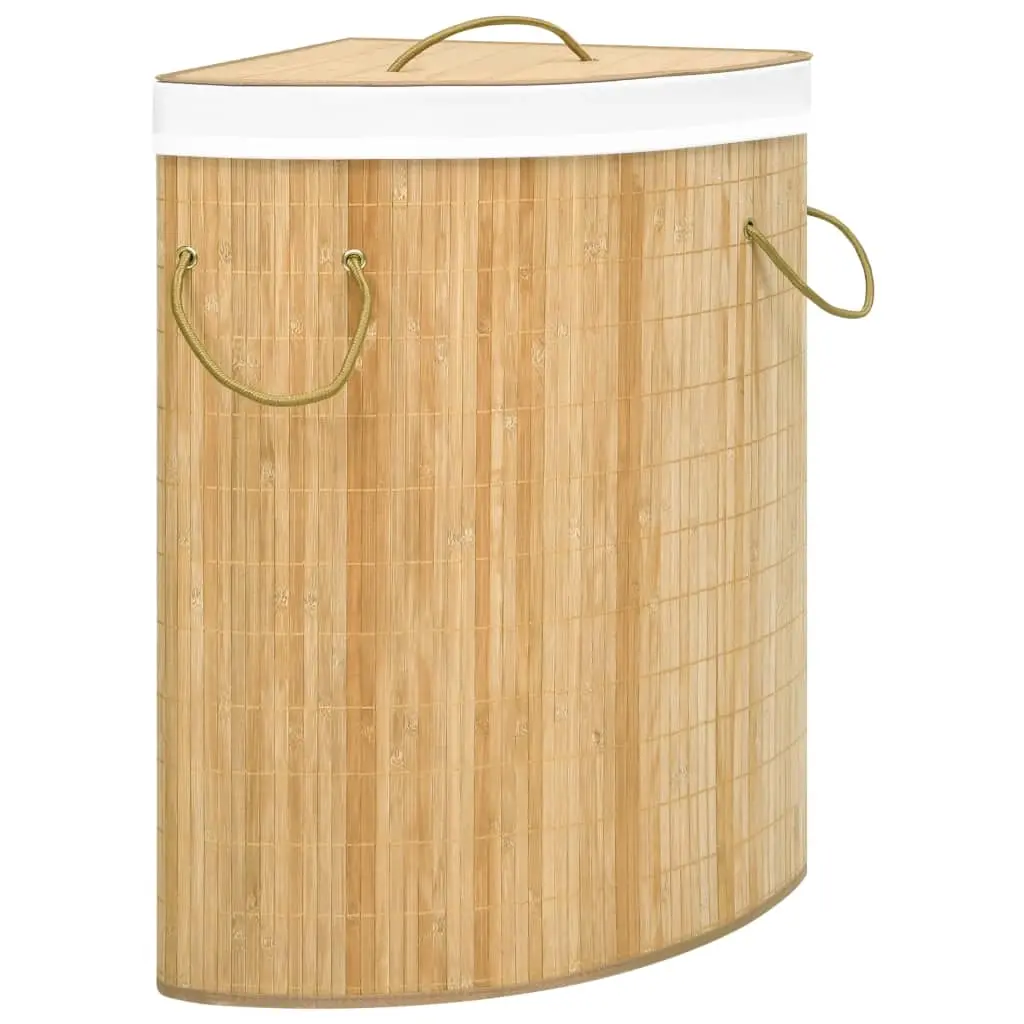Bamboo Corner Laundry Basket 60 L 320759 - Home & Garden
