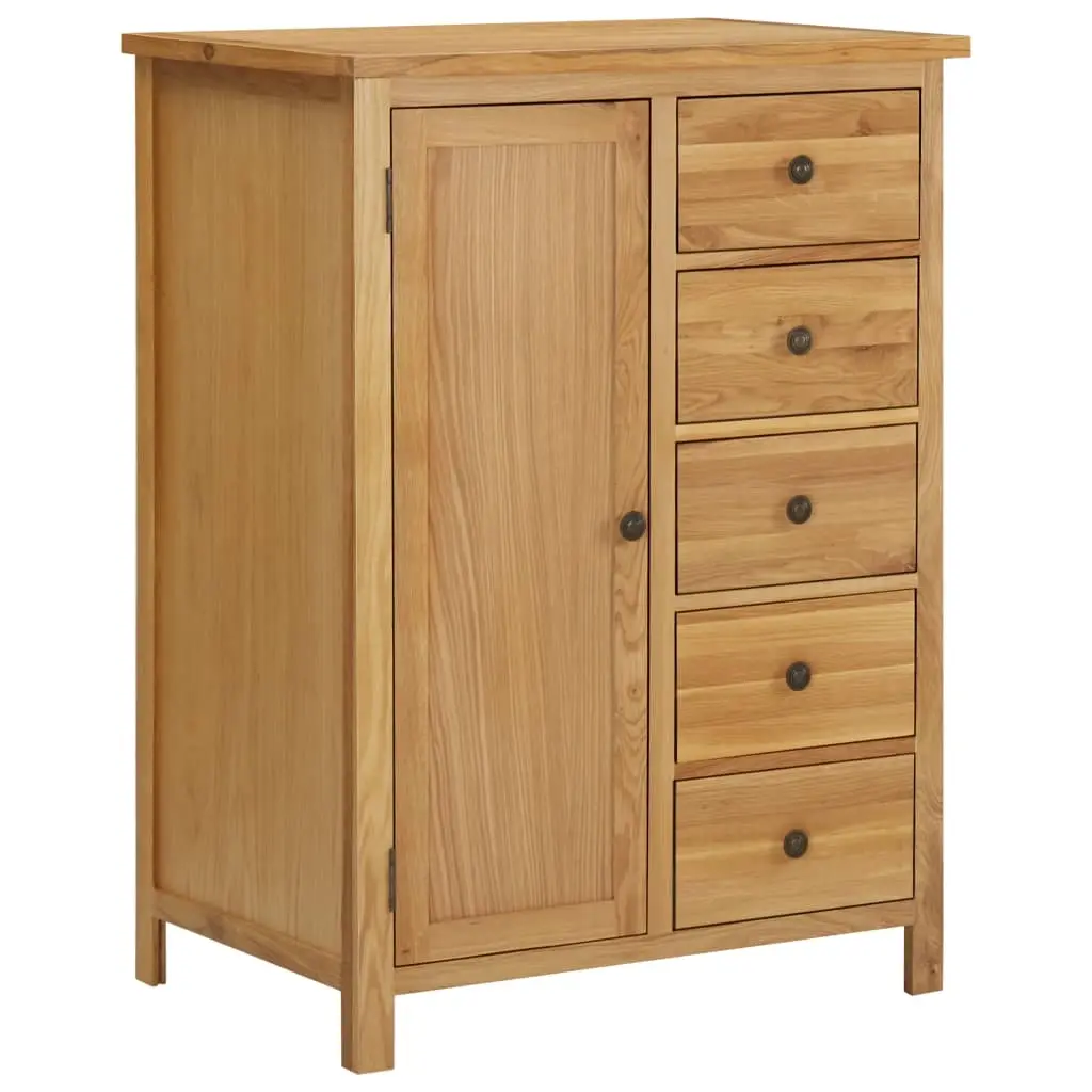 Wardrobe 76x52x105 cm Solid Oak Wood 289199 - Furniture