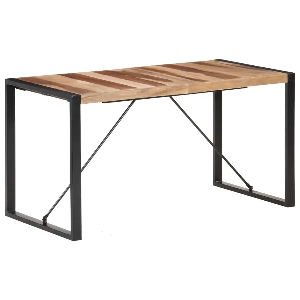 Dining Table 140x70x75 cm Solid Wood 321540 - Furniture