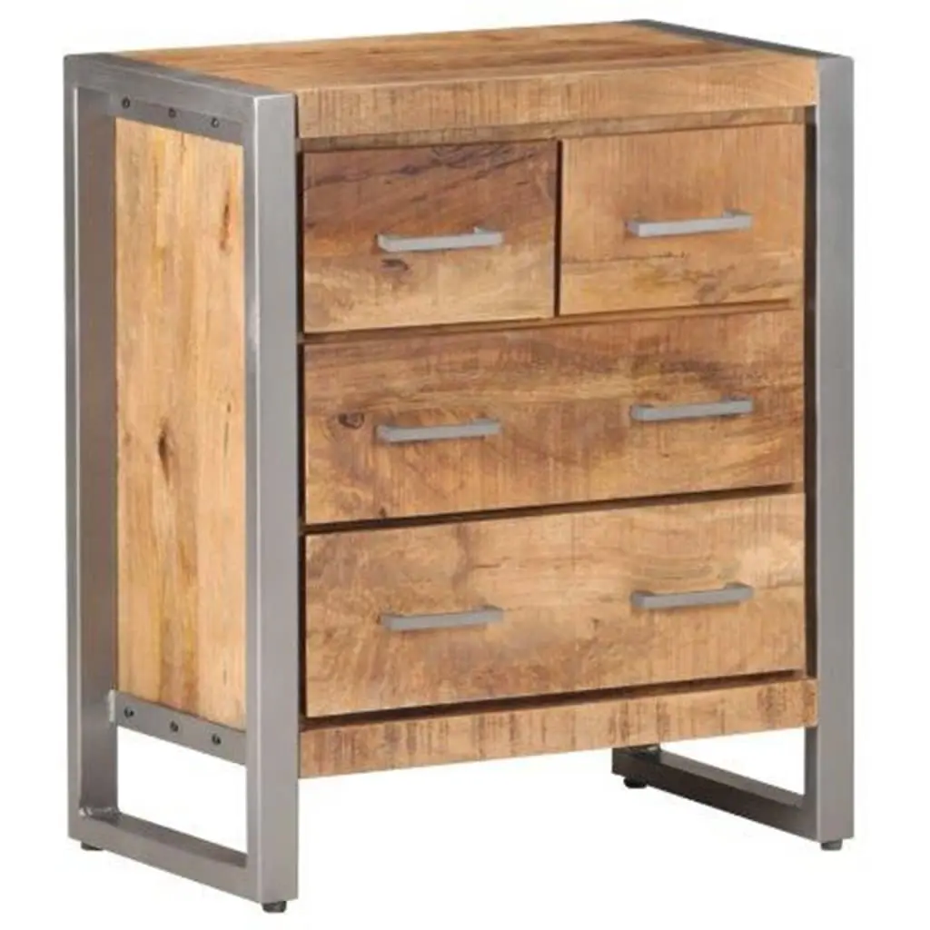 Sideboard 60x35x70 cm Rough Mango Wood 323485 - Furniture