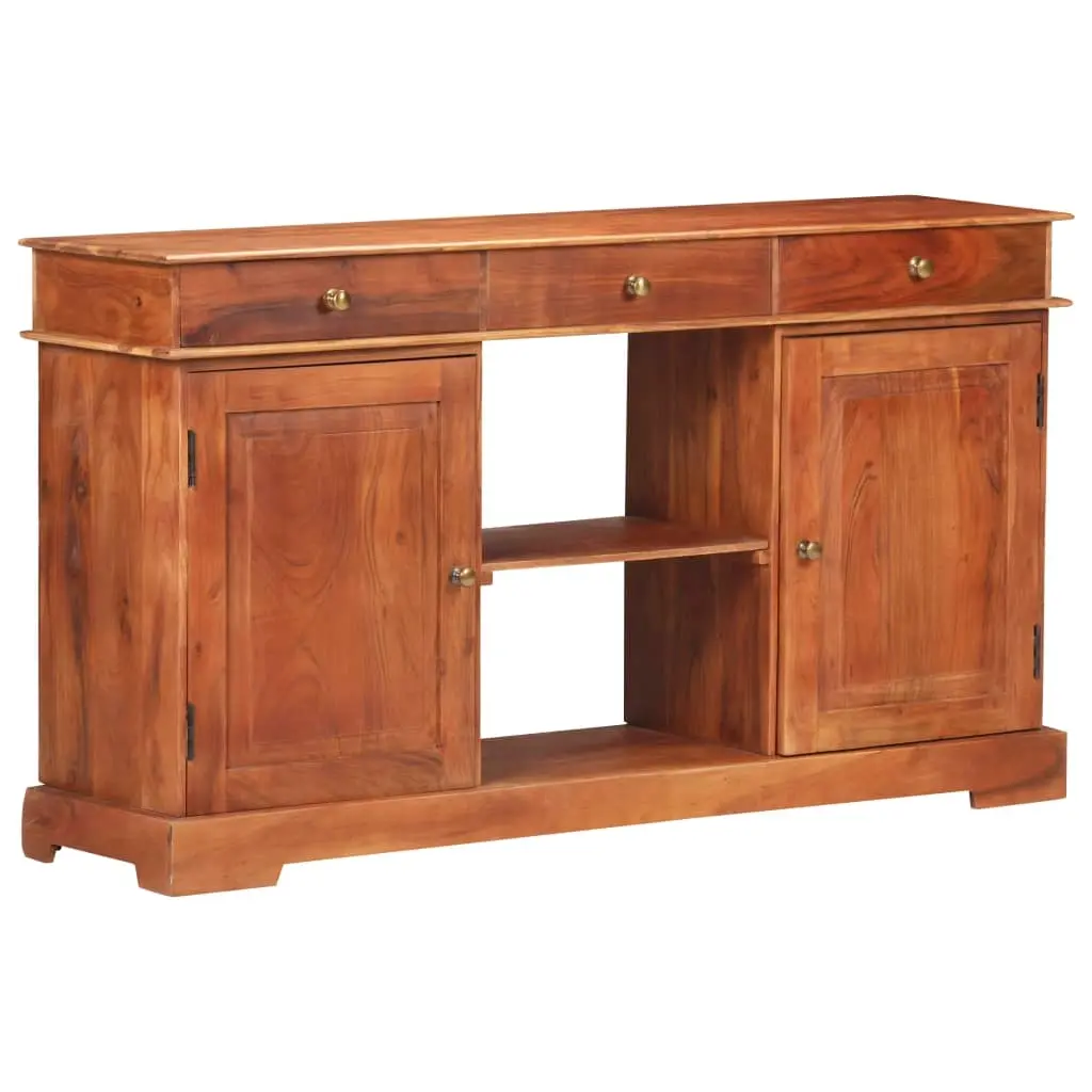 Sideboard 135x35x75 cm Solid Acacia Wood 323543 - Furniture