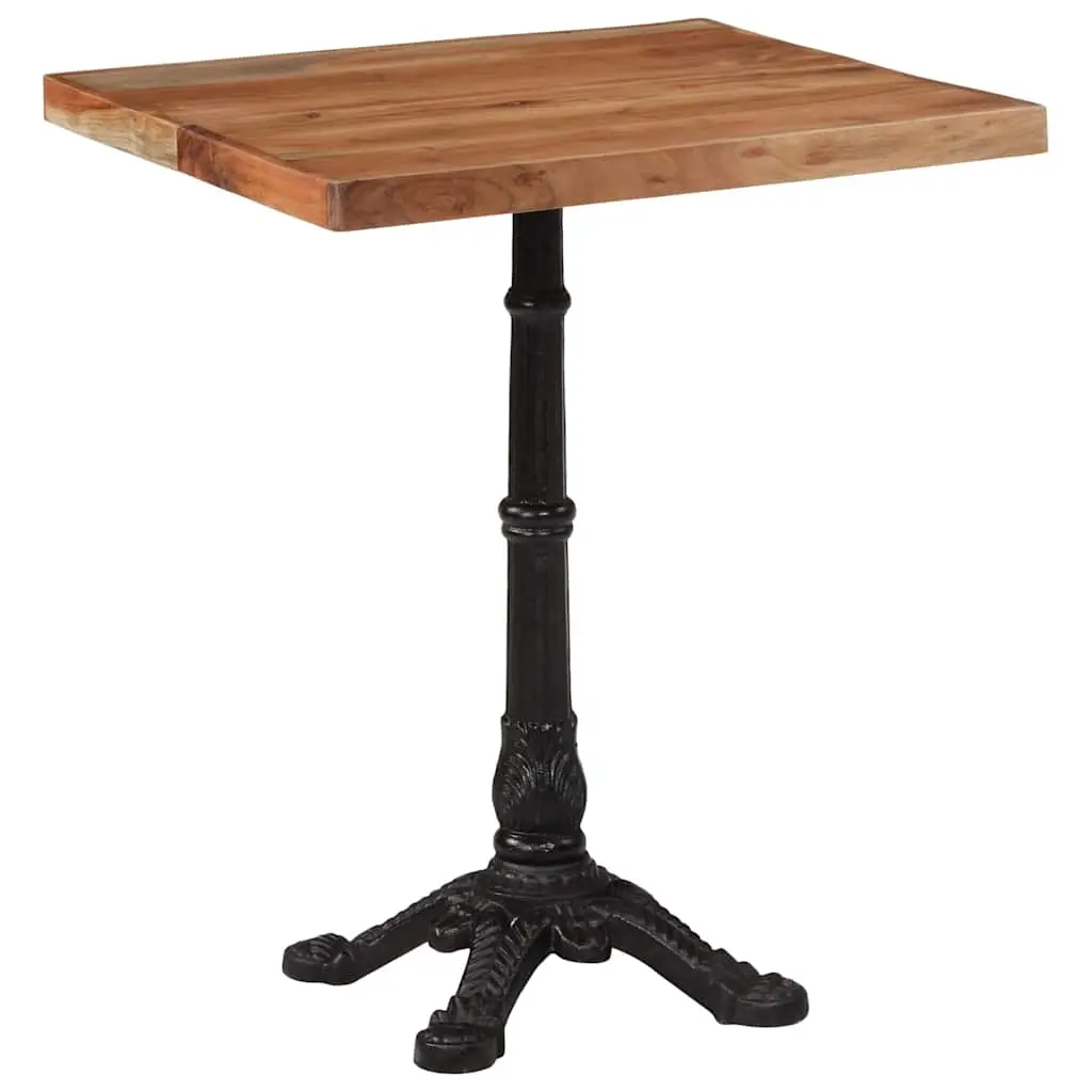 Bistro Table 60x60x76 cm Solid Acacia Wood 321085 - Furniture