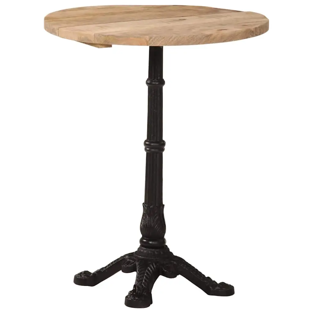 Bistro Table Ø60x76 cm Rough Mango Wood 321087 - Furniture