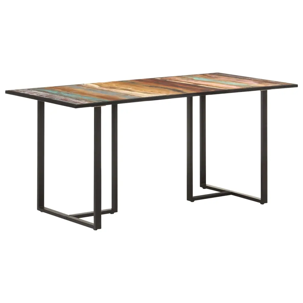Dining Table 160 cm Solid Reclaimed Wood 320694 - Furniture