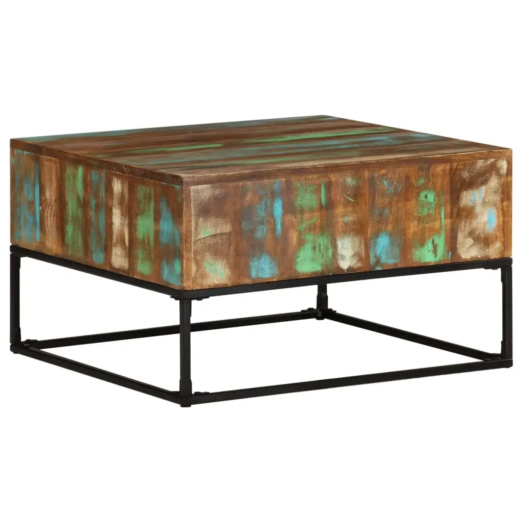 Coffee Table 68x68x41 cm Solid Reclaimed Wood 320819 - Furniture