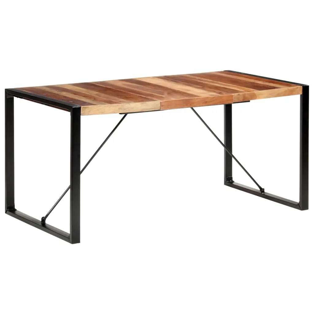 Dining Table 160x80x75 cm Solid Wood 321541 - Furniture