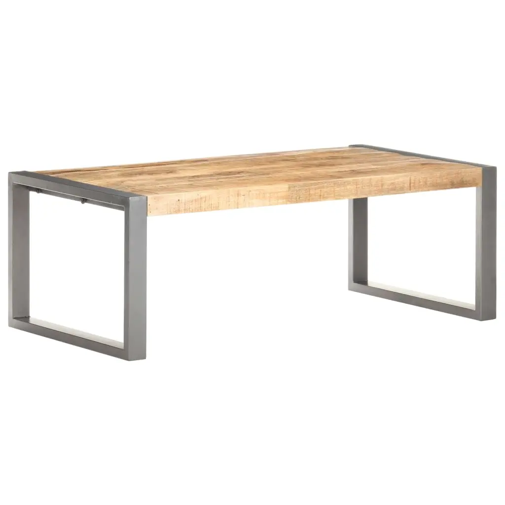 Coffee Table 110x60x40 cm Rough Mango Wood 321556 - Furniture