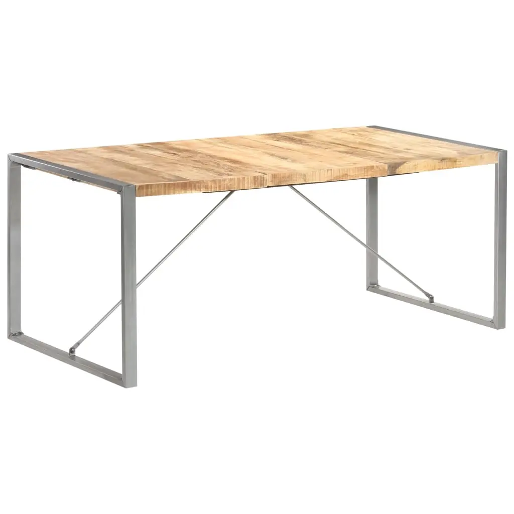 Dining Table 180x90x75 cm Solid Wood Mango 321564 - Furniture