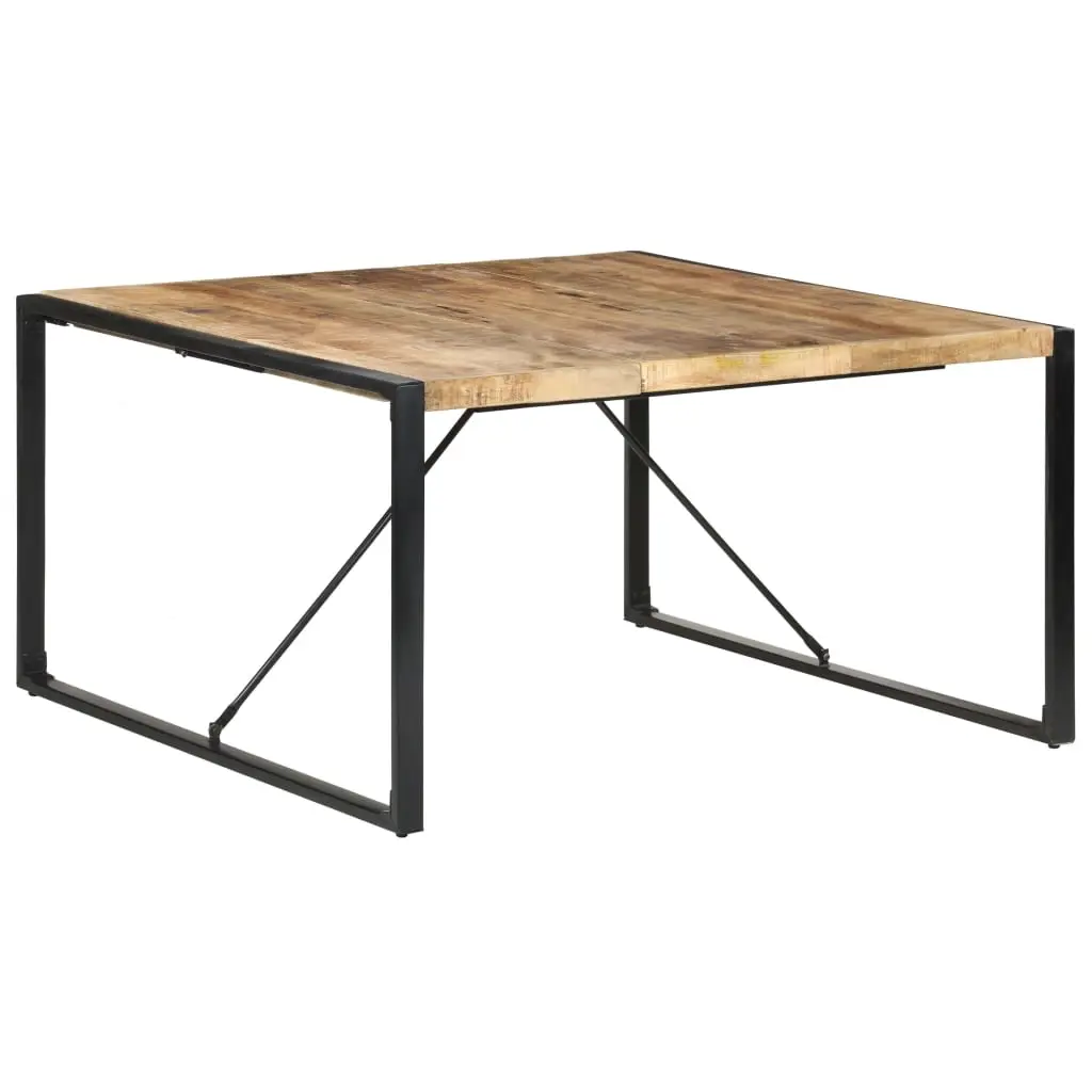 Dining Table 140x140x75 cm Solid Wood Mango 321572 - Furniture