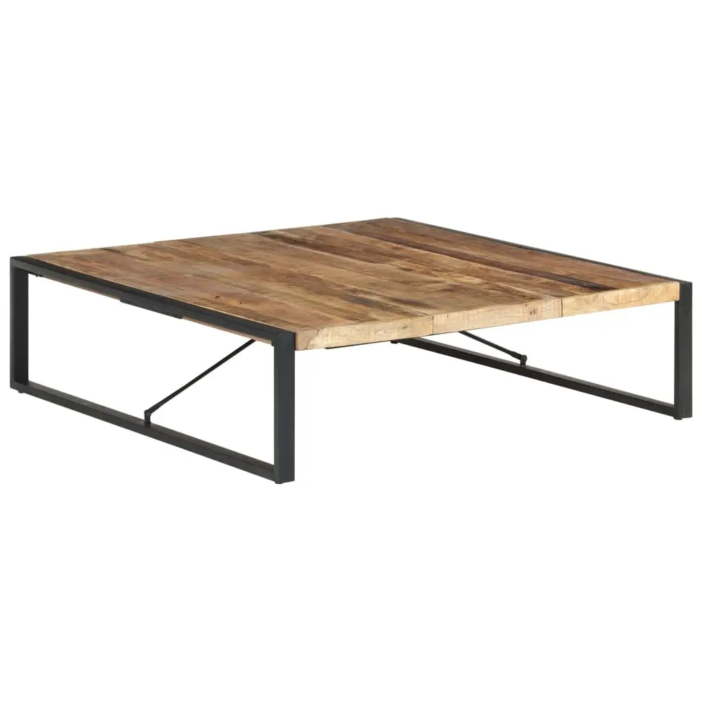 Coffee Table 140x140x40 cm Solid Wood Mango 321576 - Furniture