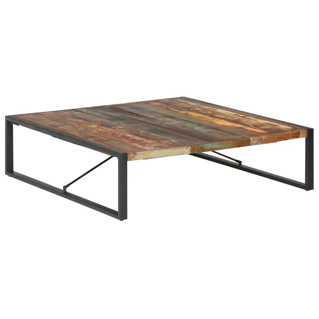 Coffee Table 140x140x40 cm Solid Wood Reclaimed 321577 - Furniture