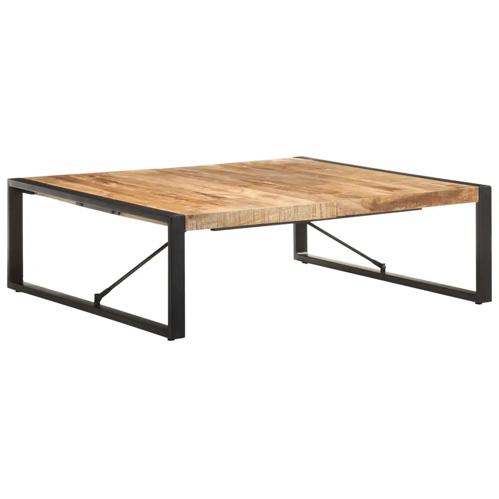 Coffee Table 120x120x40 cm Solid Wood Mango 321580 - Furniture