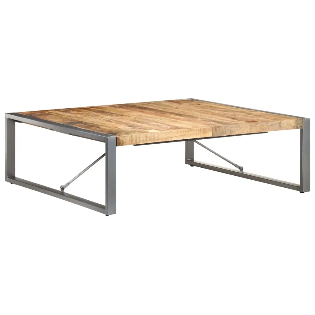 Coffee Table 120x120x40 cm Solid Wood Mango 321583 - Furniture