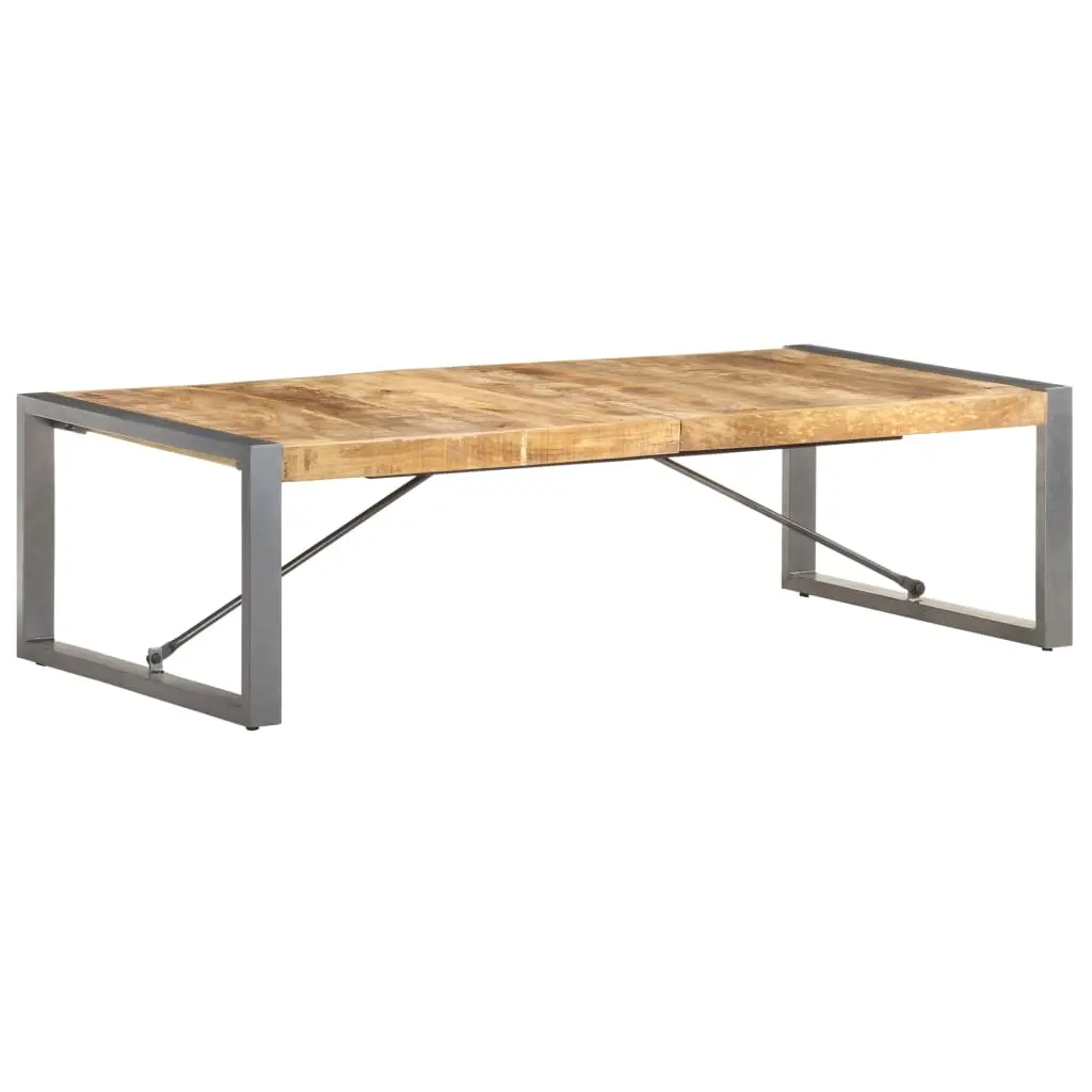Coffee Table 140x70x40 cm Solid Wood Mango 321587 - Furniture