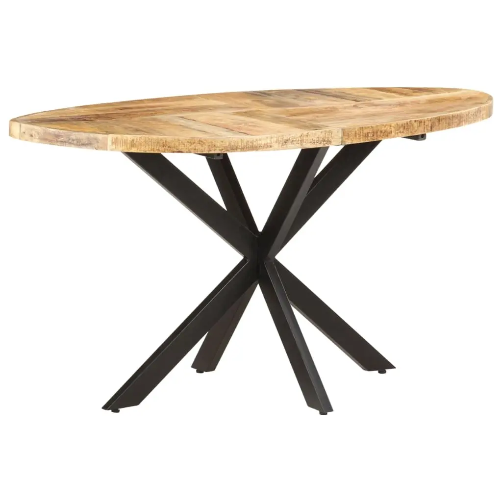 Dining Table 140x80x75 cm Solid Mango Wood 321669 - Furniture