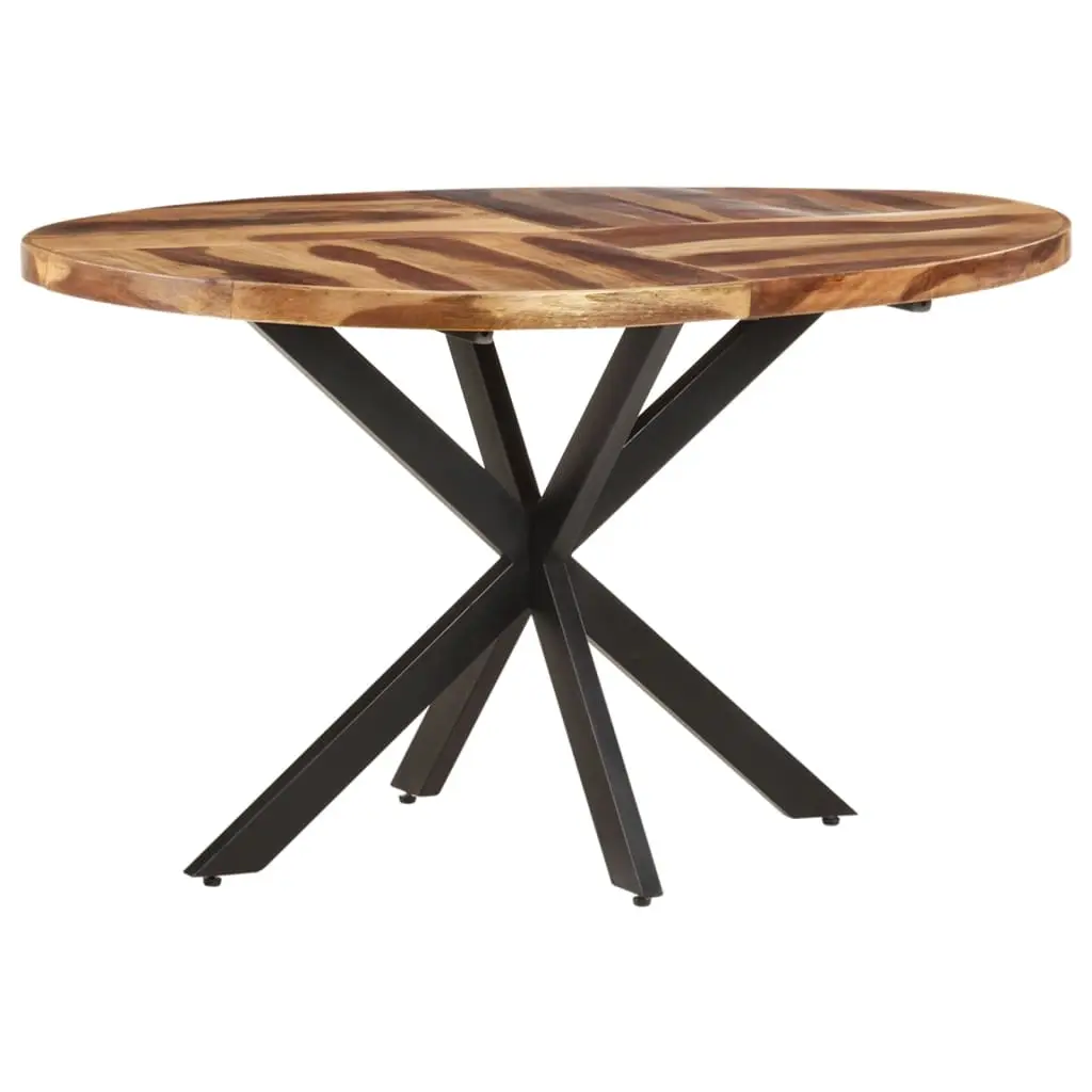 Dining Table 140x80x75cm Solid Acacia Wood 321671 - Furniture