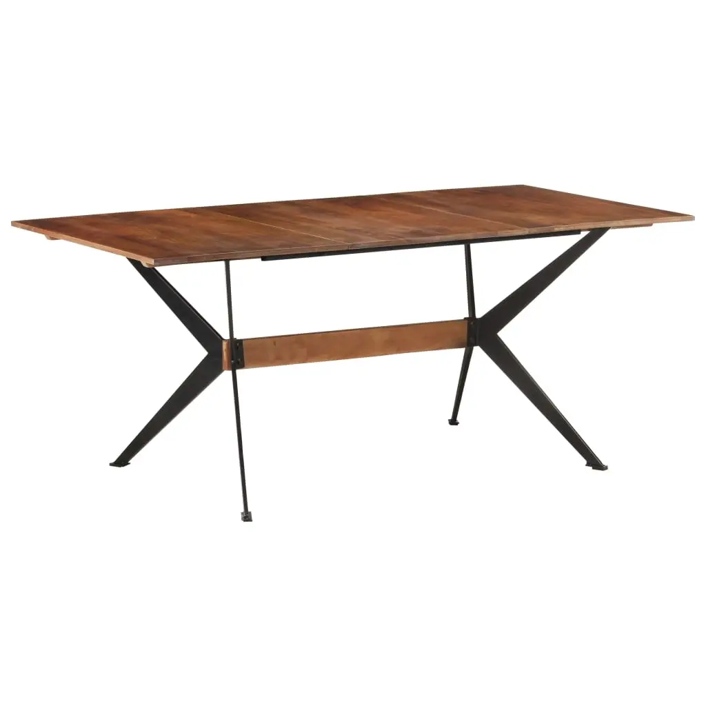 Dining Table 180x90x76 cm Solid Mango Wood 321689 - Furniture