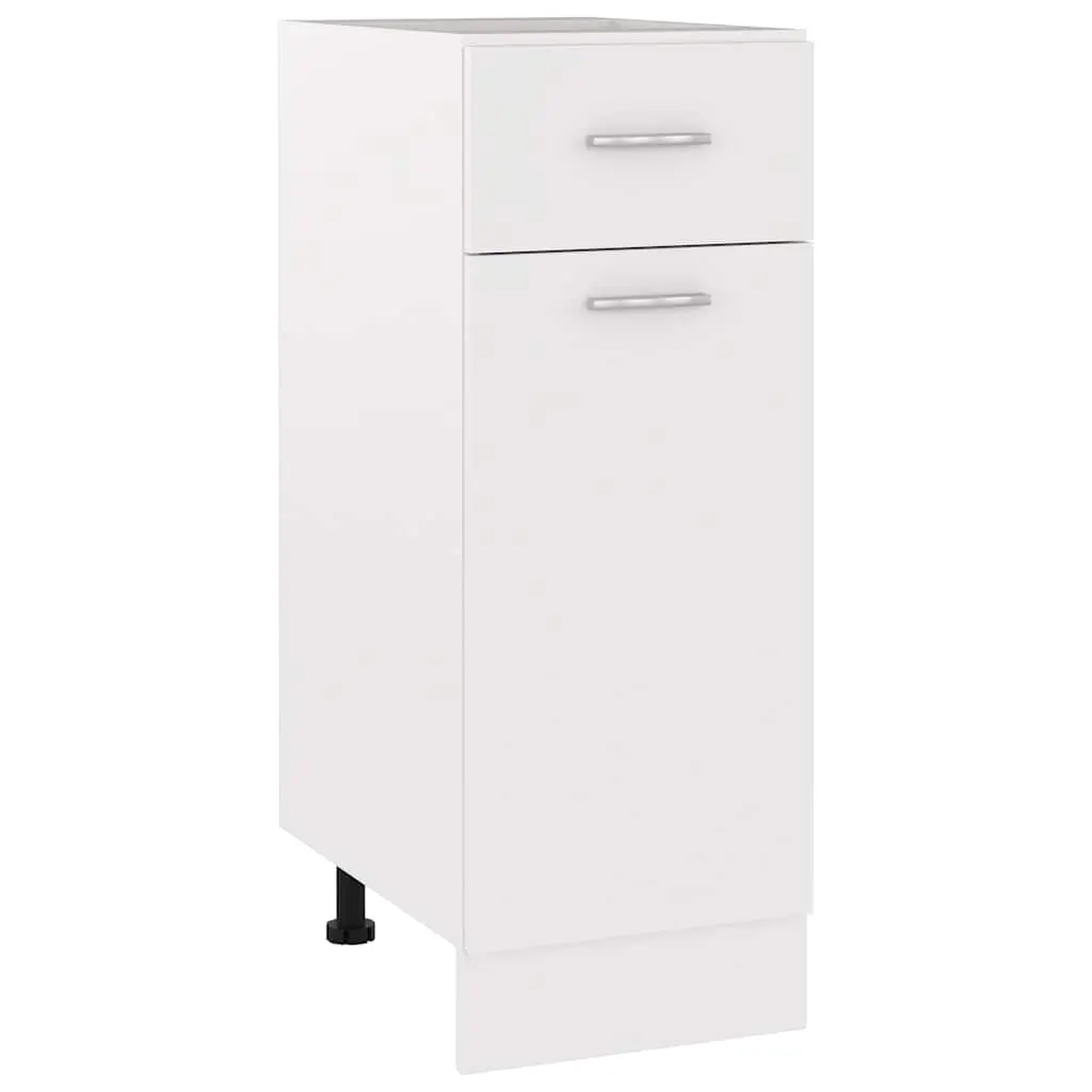 Drawer Bottom Cabinet Lyon White 30x46x81.5 cm Engineered Wood 801204 - Furniture