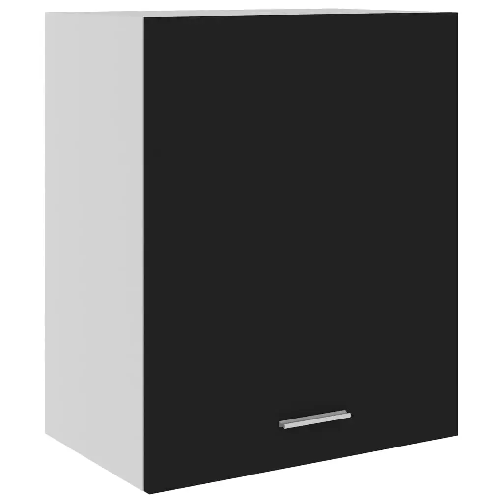 Hanging Cabinet Lyon Black 50x31x60 cm Engineered Wood 801261 - Furniture