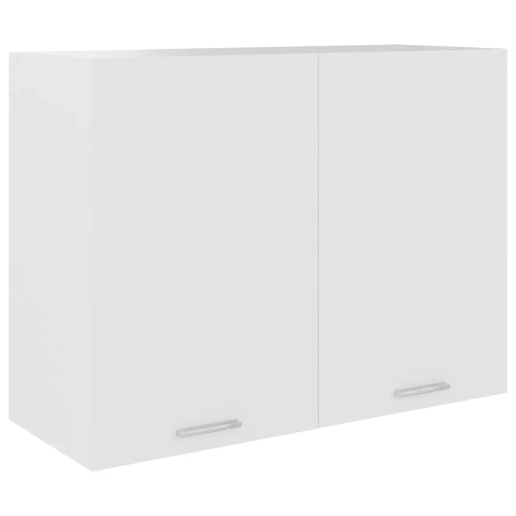 Hanging Cabinet Lyon White 80x31x60 cm Engineered Wood 801276 - Furniture