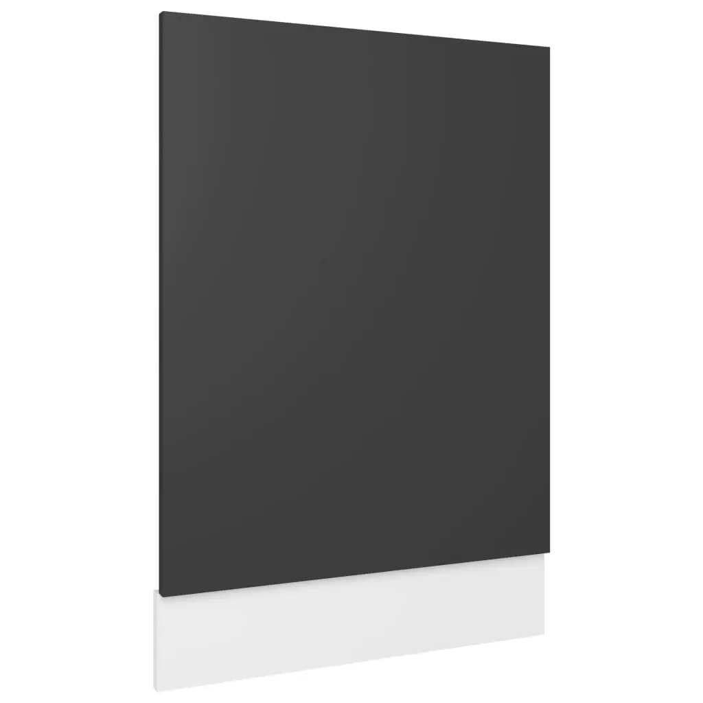 Dishwasher Panel Lyon Grey 45x3x67 cm Engineered Wood 802556 - Home & Garden