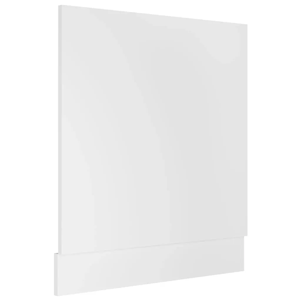 Dishwasher Panel Lyon White 59.5x3x67 cm Engineered Wood 802562 - Home & Garden