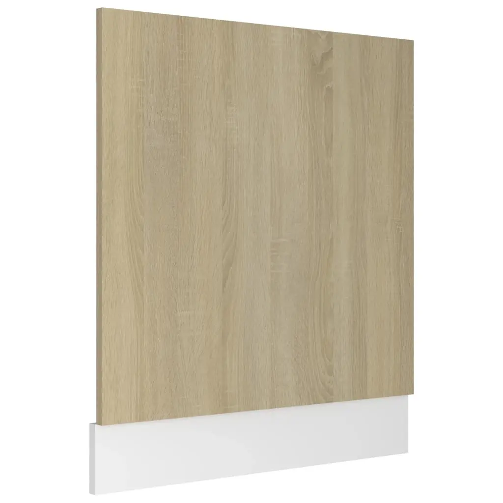 Dishwasher Panel Lyon Sonoma Oak 59.5x3x67 cm Engineered Wood 802565 - Home & Garden