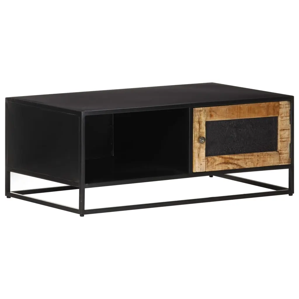 Coffee Table 90x50x35 cm Rough Mango Wood 323149 - Furniture