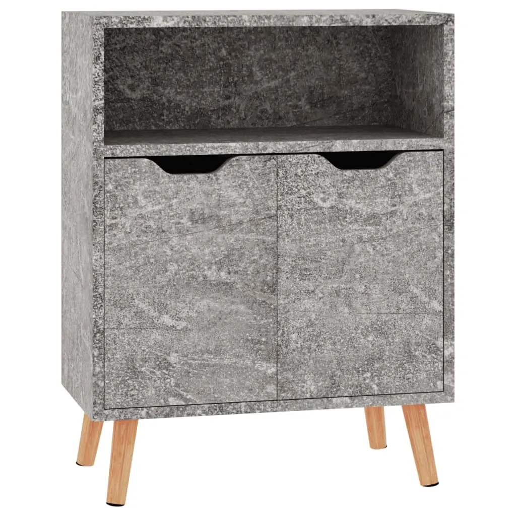 Sideboard Concrete Grey 60x30x72 cm Engineered Wood 326826 - Furniture