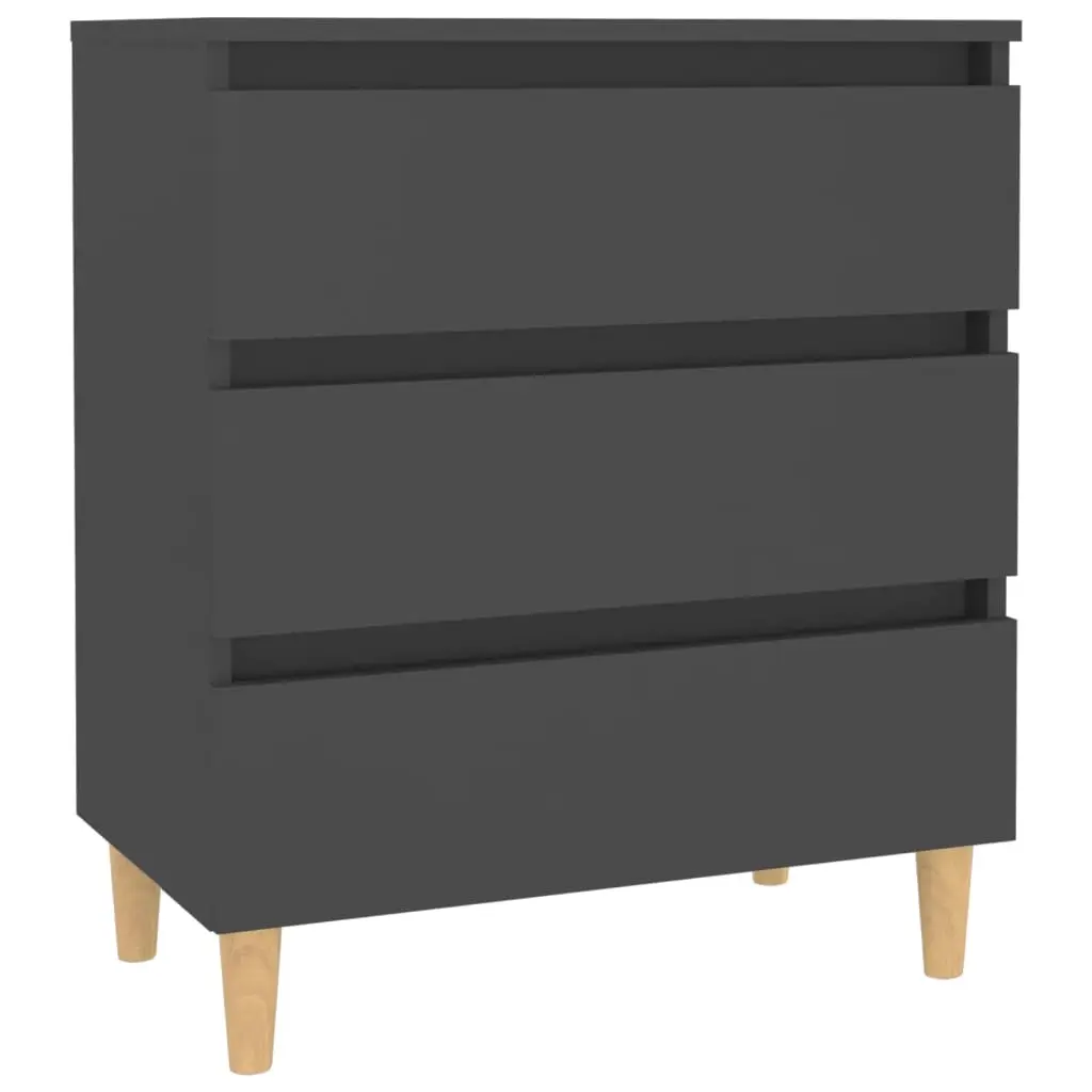 Sideboard Grey 60x35x69 cm Engineered Wood 806087 - Furniture