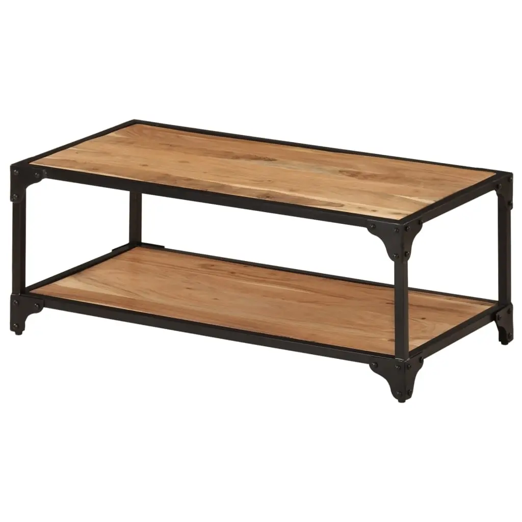 Coffee Table 90x45x35 cm Solid Acacia Wood 328264 - Furniture