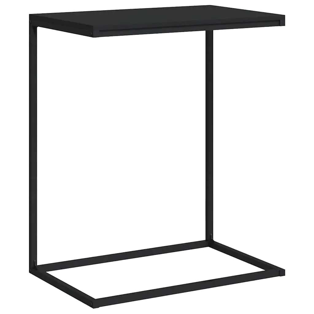 Side Table Black 55x35x66 cm Engineered Wood 336133 - Furniture