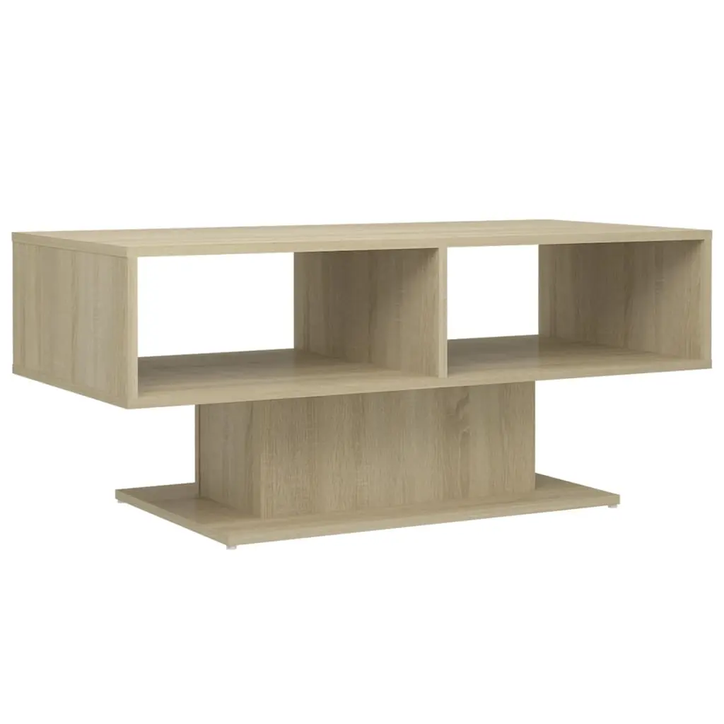 Coffee Table Sonoma Oak 103.5x50x44.5 cm Engineered Wood 806825 - Furniture