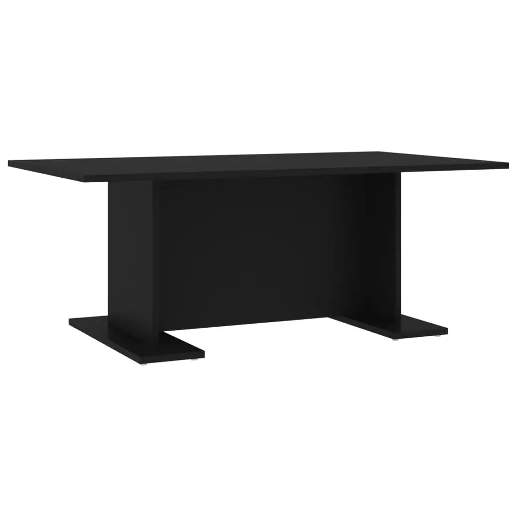 Coffee Table Black 103.5x60x40 cm Engineered Wood 806841 - Furniture