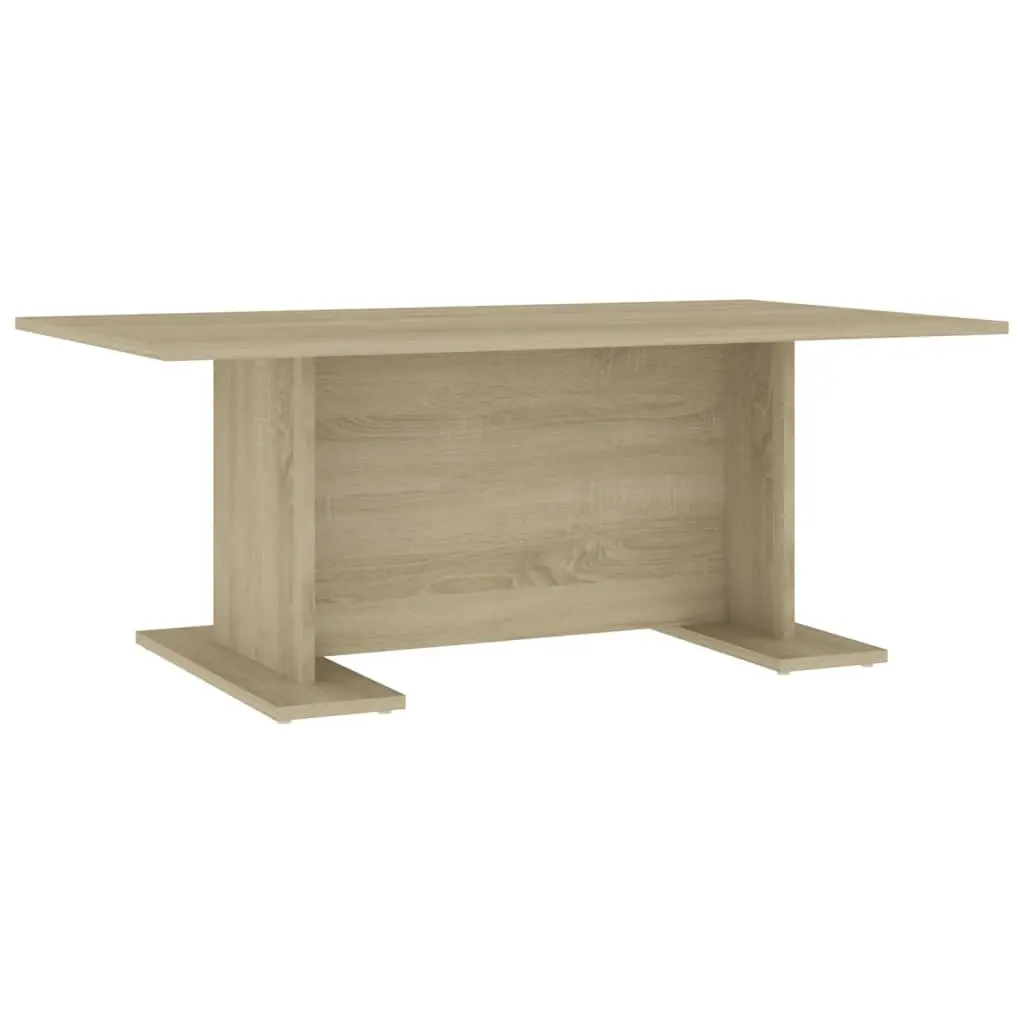 Coffee Table Sonoma Oak 103.5x60x40 cm Engineered Wood 806843 - Furniture