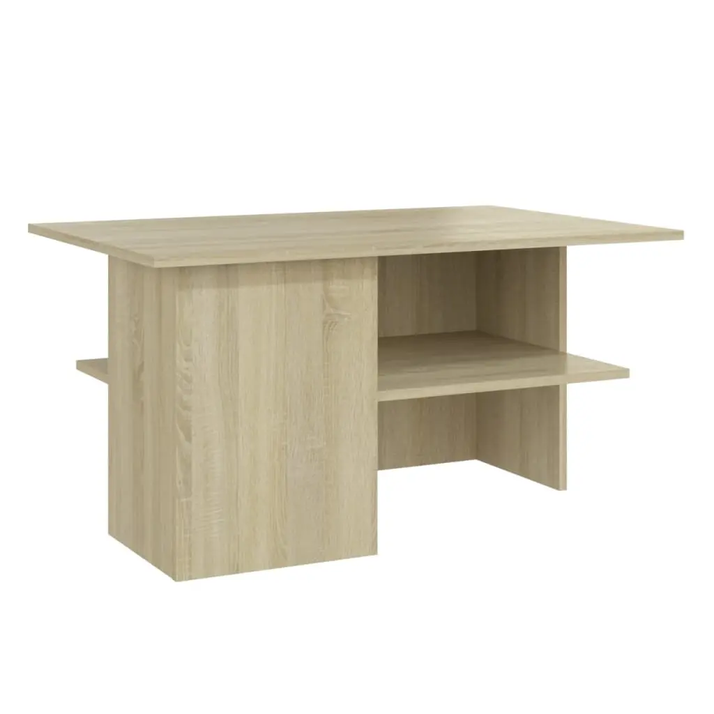 Coffee Table Sonoma Oak 90x60x46.5 cm Engineered Wood 806852 - Furniture