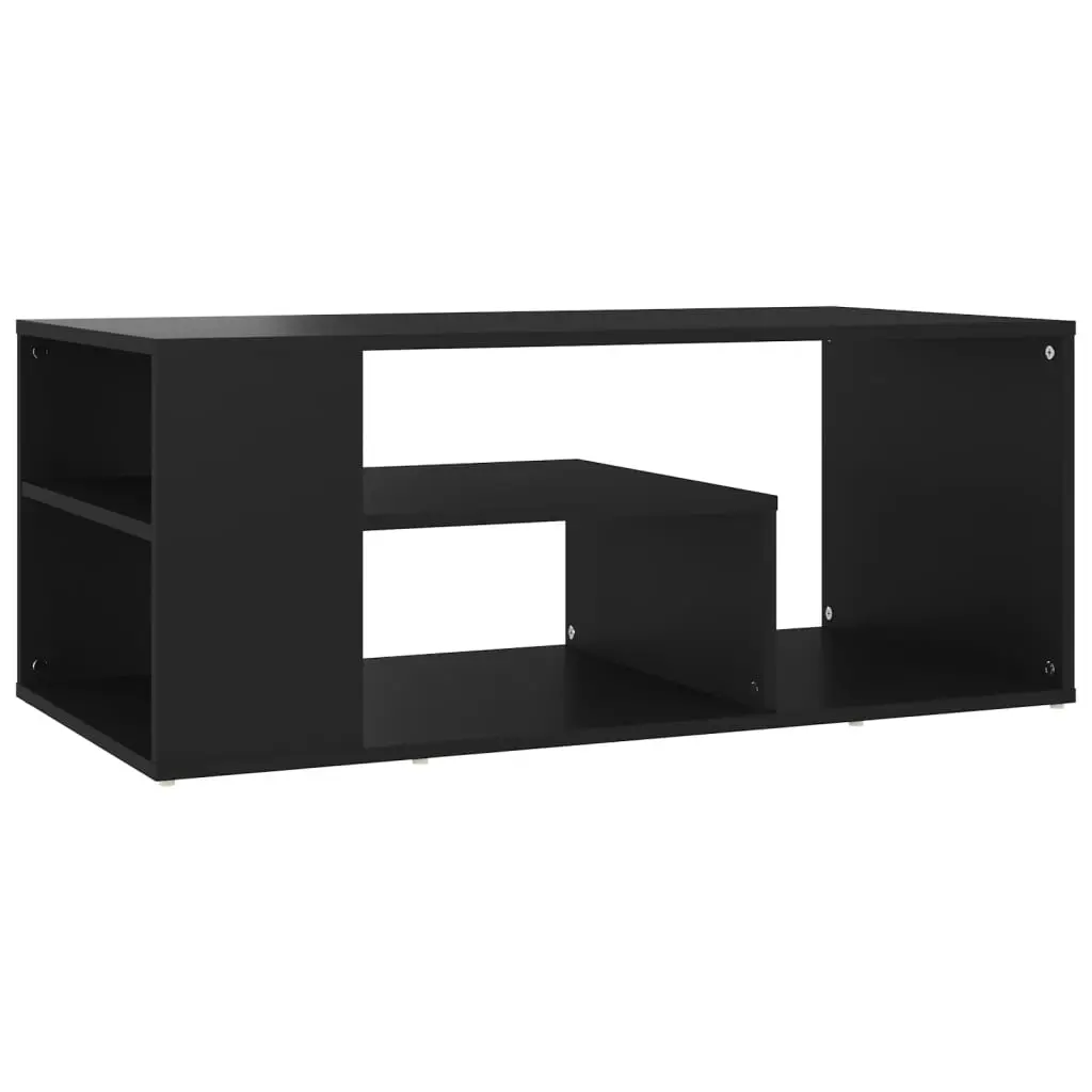 Coffee Table Black 100x50x40 cm Engineered Wood 806922 - Furniture