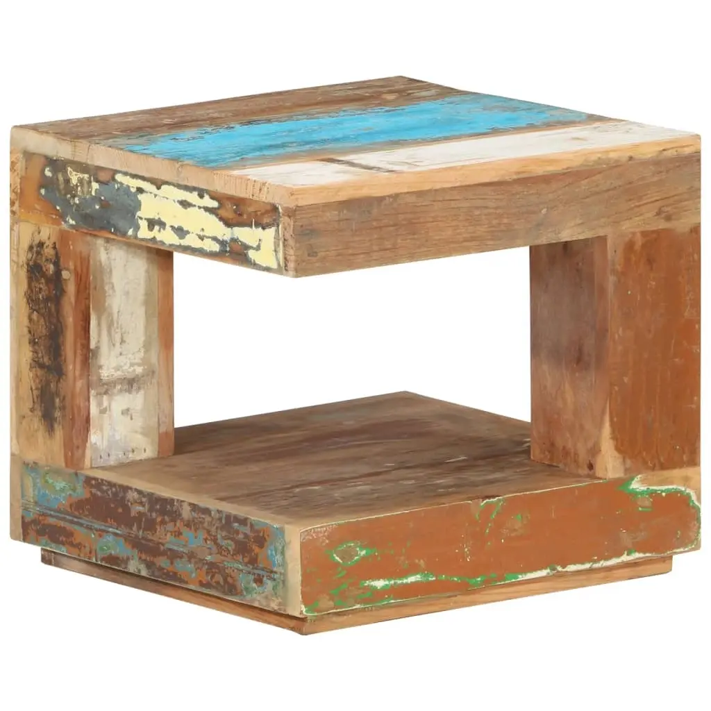 Coffee Table 45x45x40 cm Solid Wood Reclaimed 338008 - Furniture