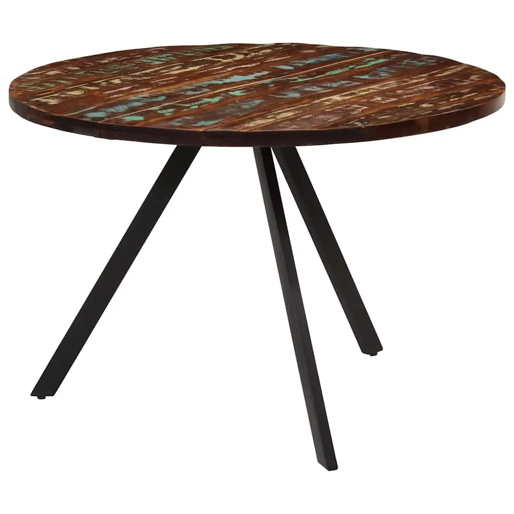 Dining Table 110x75 cm Solid Wood Reclaimed 338477 - Furniture