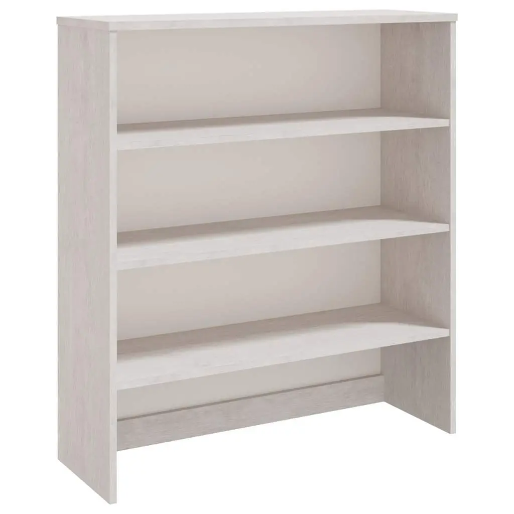 Top for Highboard"HAMAR" White 90x30x100cm Solid Wood Pine 340433 - Furniture