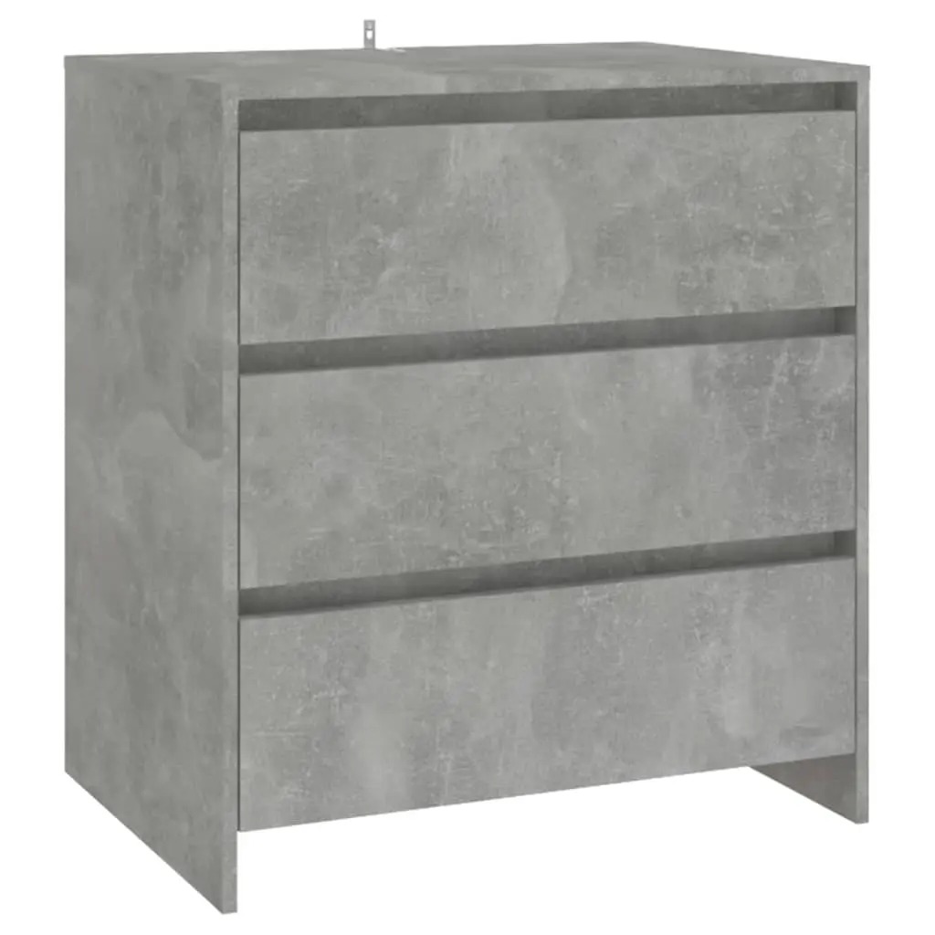 Sideboard Concrete Grey 70x41x75 cm Engineered Wood 809750 - Furniture